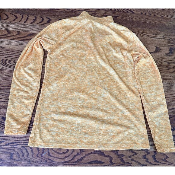 Badger Sport Pitt State Womens Yellow Long Sleeve Shirt Size L Thumbhole 1/4 Zip - Picture 8 of 8